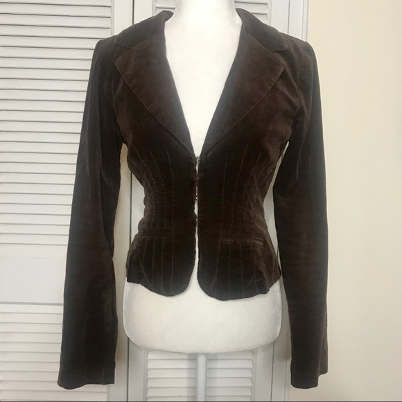 Vintage Jackets & Blazers - Vintage Brown Velvet Jacket